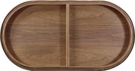 Yeal Sahara Leather Upholstered Storage Coffee Table with Wooden Tray Top and Casters by Modus Furniture at Eve Furniture