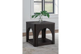 Yellink Black Coffee Table and 2 End Tables by Ashley at Eve Furniture