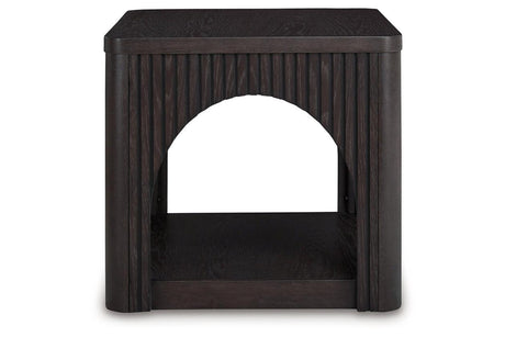 Yellink Black Coffee Table and 2 End Tables by Ashley at Eve Furniture