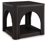 Yellink Black End Table by Ashley at Eve Furniture