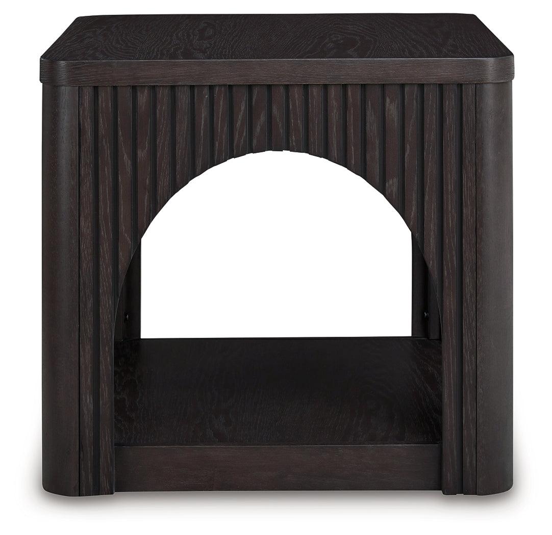 Yellink Black End Table by Ashley at Eve Furniture