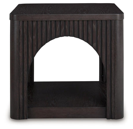 Yellink Black End Table by Ashley at Eve Furniture