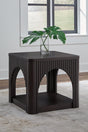 Yellink Black End Table by Ashley at Eve Furniture