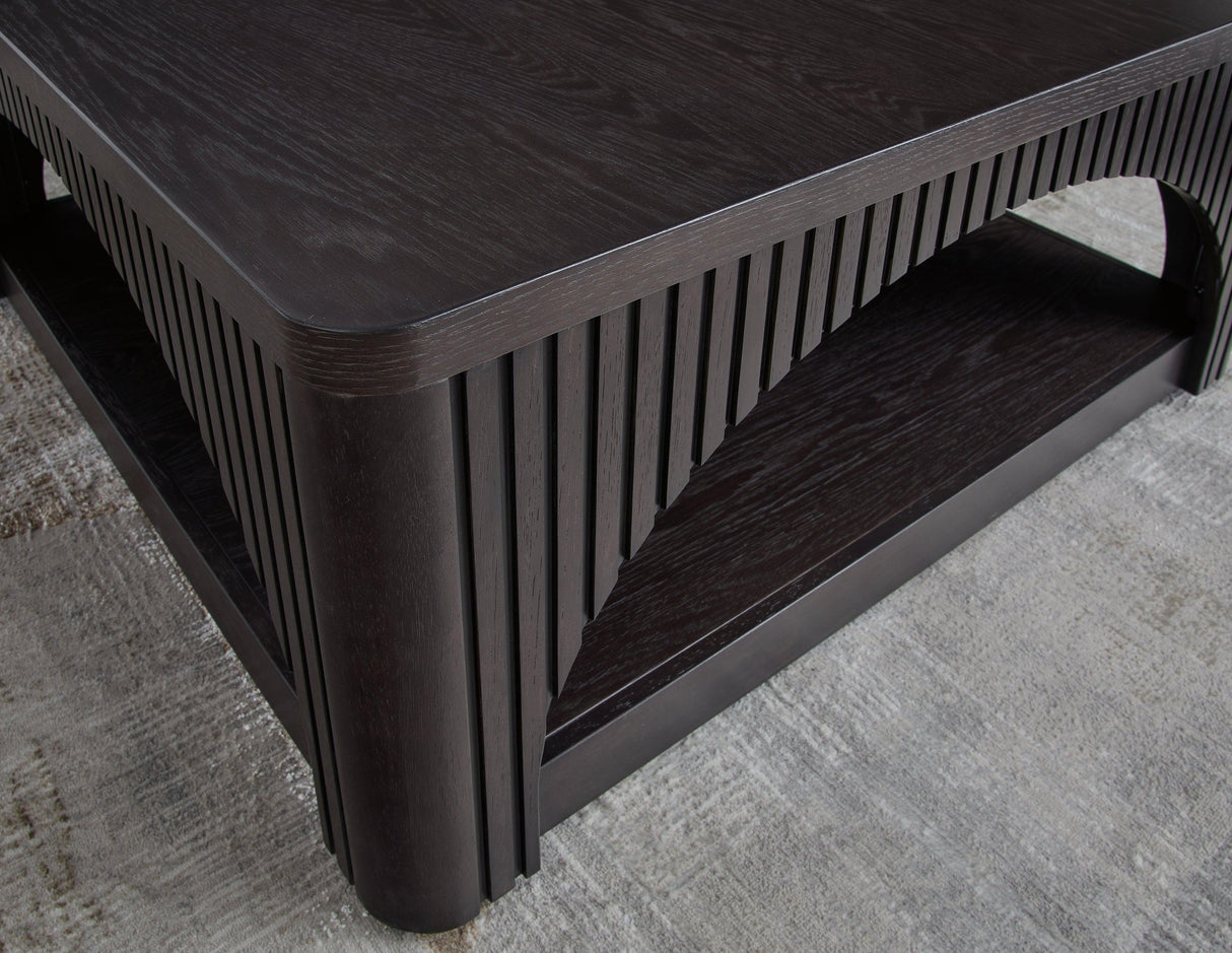 (Special) Yellink Black Coffee Table by Ashley at Eve Furniture