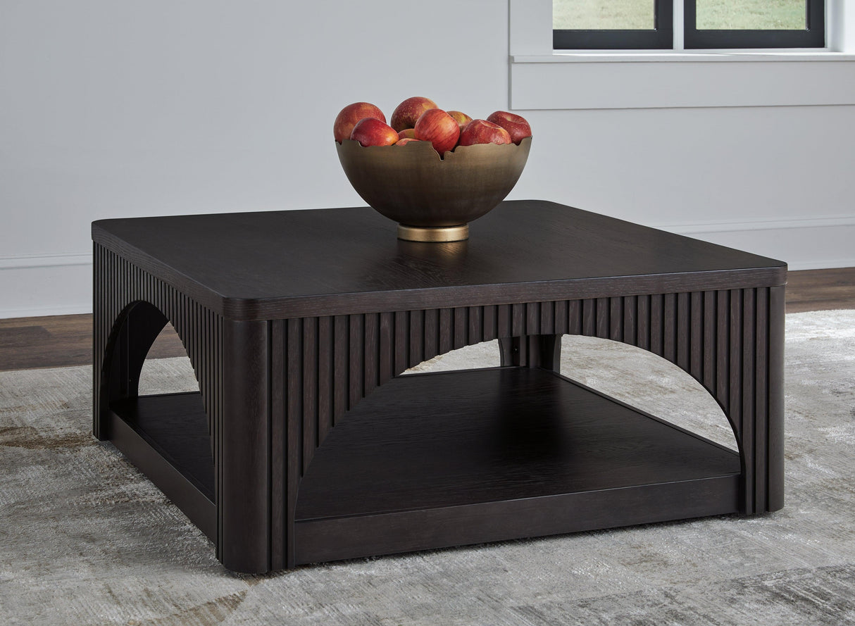 (Special) Yellink Black Coffee Table by Ashley at Eve Furniture