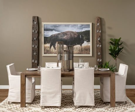 Yellowstone Bison by Dunker a Framed Photo Art Print Matted under Glass by Mercana at Eve Furniture