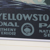 Yellowstone National Park by The Vinatage Collection a Framed Art Print Matted under Glass by Mercana at Eve Furniture