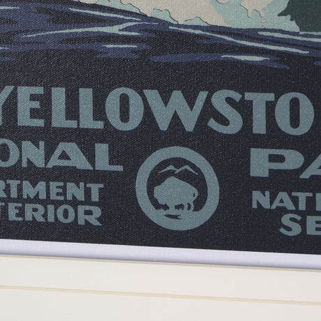 Yellowstone National Park by The Vinatage Collection a Framed Art Print Matted under Glass by Mercana at Eve Furniture