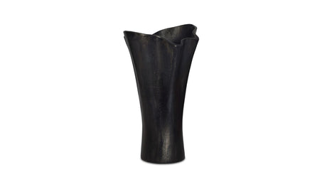 Yeri Cast Aluminum Vase Black by Moe's Home at Eve Furniture