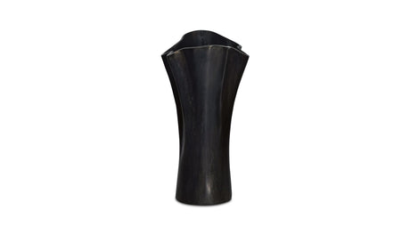 Yeri Cast Aluminum Vase Black by Moe's Home at Eve Furniture