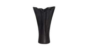Yeri Cast Aluminum Vase Black by Moe's Home at Eve Furniture