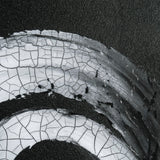 Ying (Black) by Mercana Studio a Hand Embellished Textured Framed Art Print Matted under Glass by Mercana at Eve Furniture
