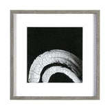 Ying (Black) by Mercana Studio a Hand Embellished Textured Framed Art Print Matted under Glass by Mercana at Eve Furniture