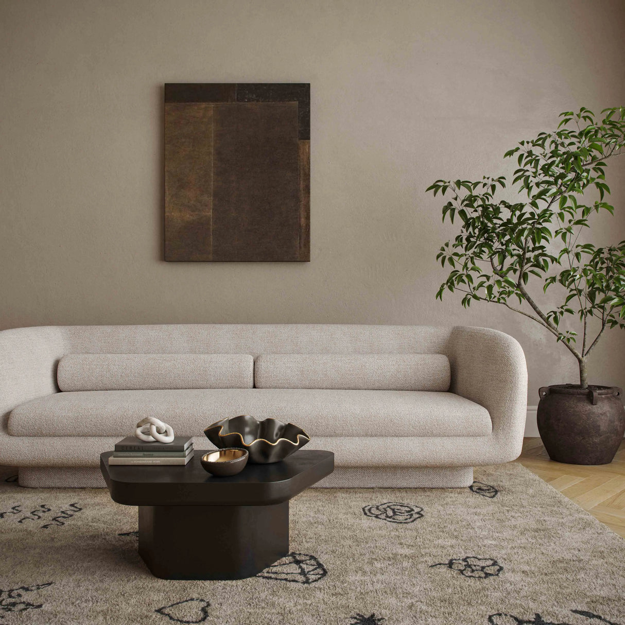 Yoko Black Coffee Table by TOV Furniture at Eve Furniture