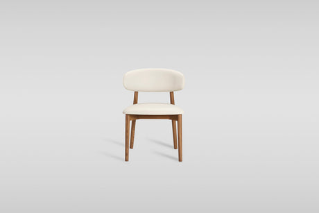 Yomi Beige/Walnut Dining Chair by New Era Innovations at Eve Furniture