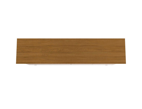 Yonkers 62.99 Sideboard in Off White and Cinnamon by Manhattan Comfort at Eve Furniture