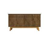 Yonkers 62.99 Sideboard in Rustic Brown by Manhattan Comfort at Eve Furniture