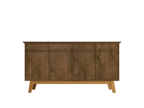 Yonkers 62.99 Sideboard in Rustic Brown by Manhattan Comfort at Eve Furniture