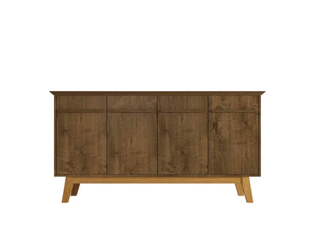 Yonkers 62.99 Sideboard in Rustic Brown by Manhattan Comfort at Eve Furniture