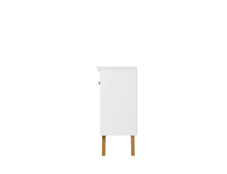 Yonkers 62.99 Sideboard in White by Manhattan Comfort at Eve Furniture