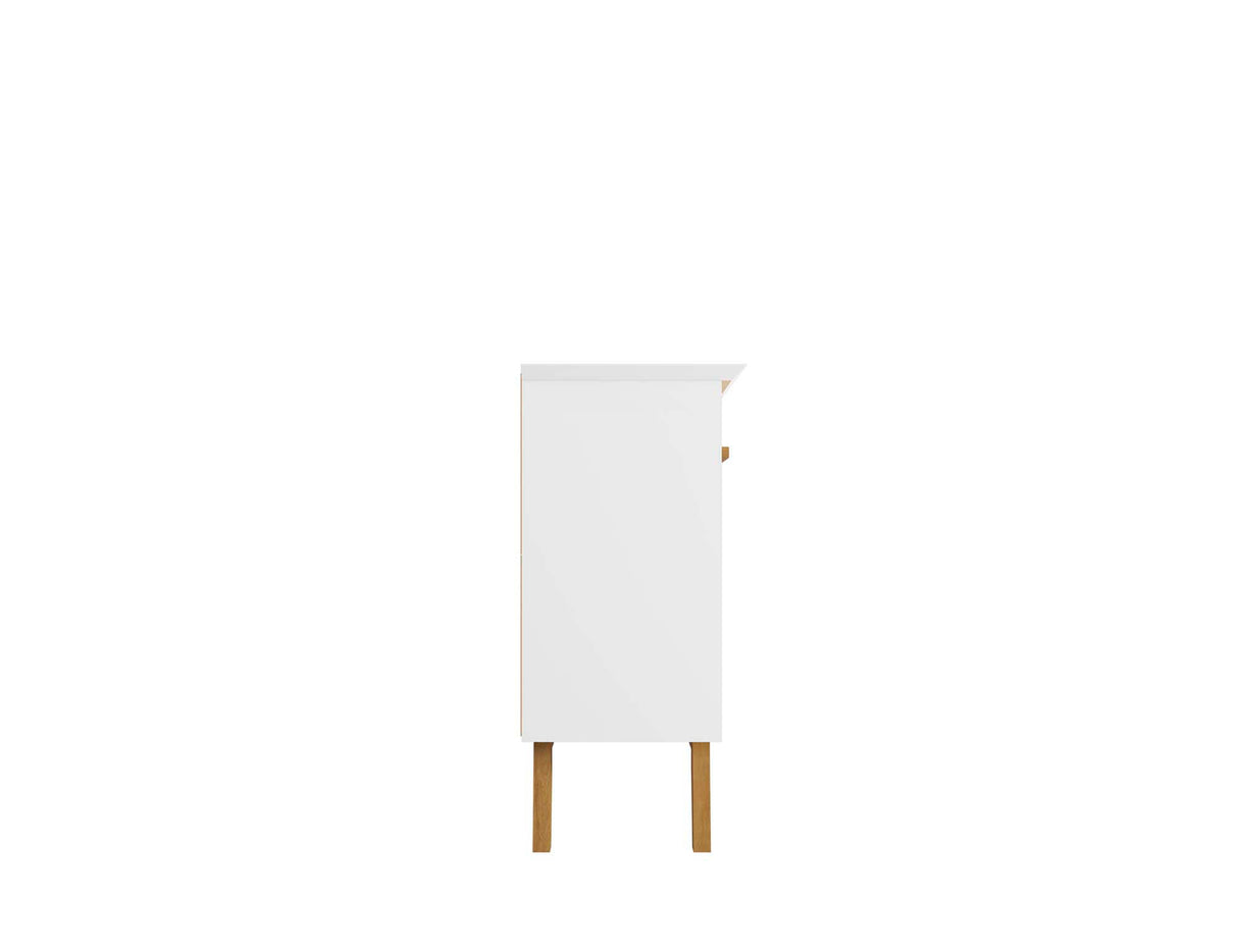 Yonkers 62.99 Sideboard in White by Manhattan Comfort at Eve Furniture