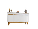 Yonkers 62.99 Sideboard in White by Manhattan Comfort at Eve Furniture