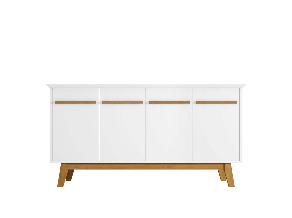 Yonkers 62.99 Sideboard in White by Manhattan Comfort at Eve Furniture