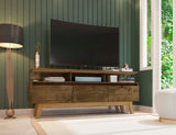 Yonkers 62.99 TV Stand in Rustic Brown by Manhattan Comfort at Eve Furniture