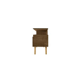 Yonkers 62.99 TV Stand in Rustic Brown by Manhattan Comfort at Eve Furniture