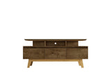 Yonkers 62.99 TV Stand in Rustic Brown by Manhattan Comfort at Eve Furniture