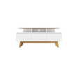 Yonkers 62.99 TV Stand in White by Manhattan Comfort at Eve Furniture