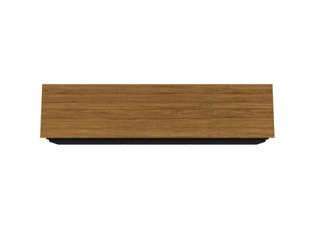Yonkers 70.86 TV Stand in Black and Cinnamon by Manhattan Comfort at Eve Furniture