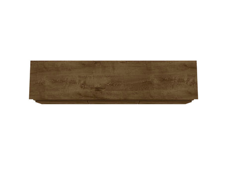 Yonkers 70.86 TV Stand in Rustic Brown by Manhattan Comfort at Eve Furniture