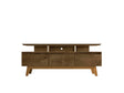 Yonkers 70.86 TV Stand in Rustic Brown by Manhattan Comfort at Eve Furniture