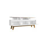 Yonkers 70.86 TV Stand in White by Manhattan Comfort at Eve Furniture
