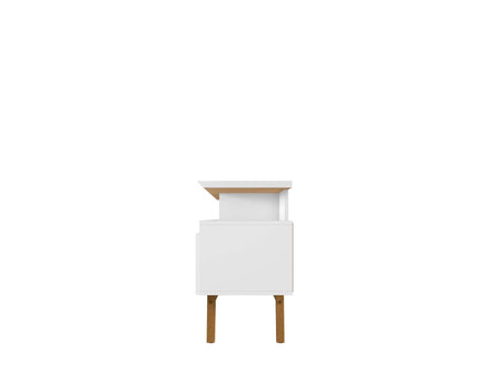 Yonkers 70.86 TV Stand in White by Manhattan Comfort at Eve Furniture
