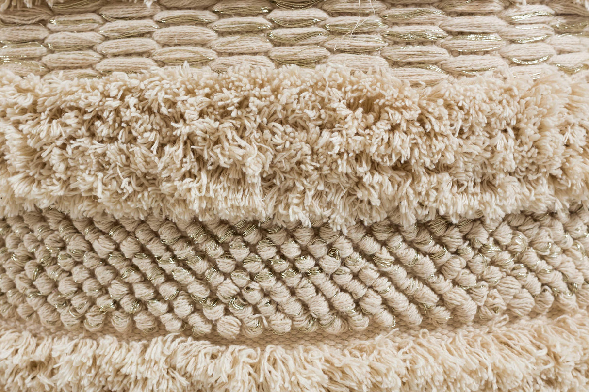 Yorba Cotton Pouf by TOV Furniture at Eve Furniture