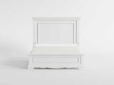 York White California King Bed by Homelegance at Eve Furniture