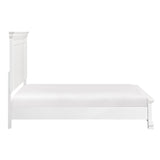 York White California King Bed by Homelegance at Eve Furniture