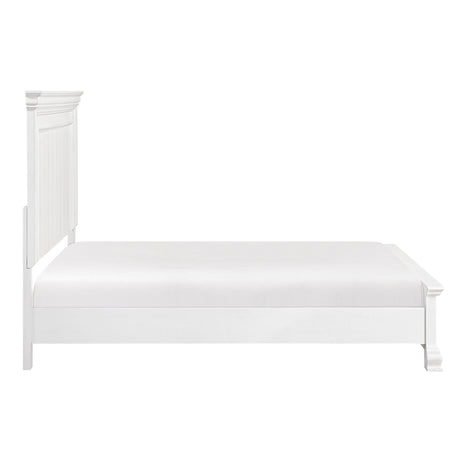 York White California King Bed by Homelegance at Eve Furniture
