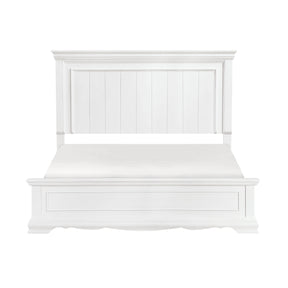 York White California King Bed by Homelegance at Eve Furniture