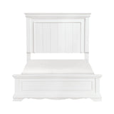 York White Full Panel Bed by Homelegance at Eve Furniture