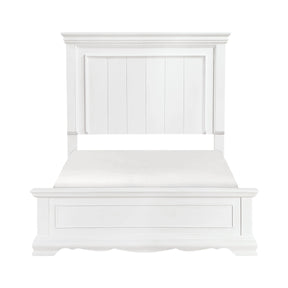 York White Full Panel Bed by Homelegance at Eve Furniture