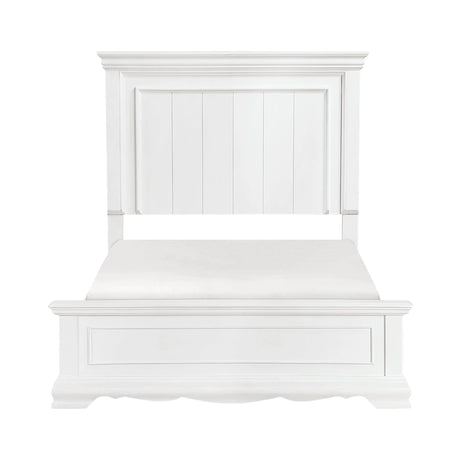 York White Full Panel Bed by Homelegance at Eve Furniture