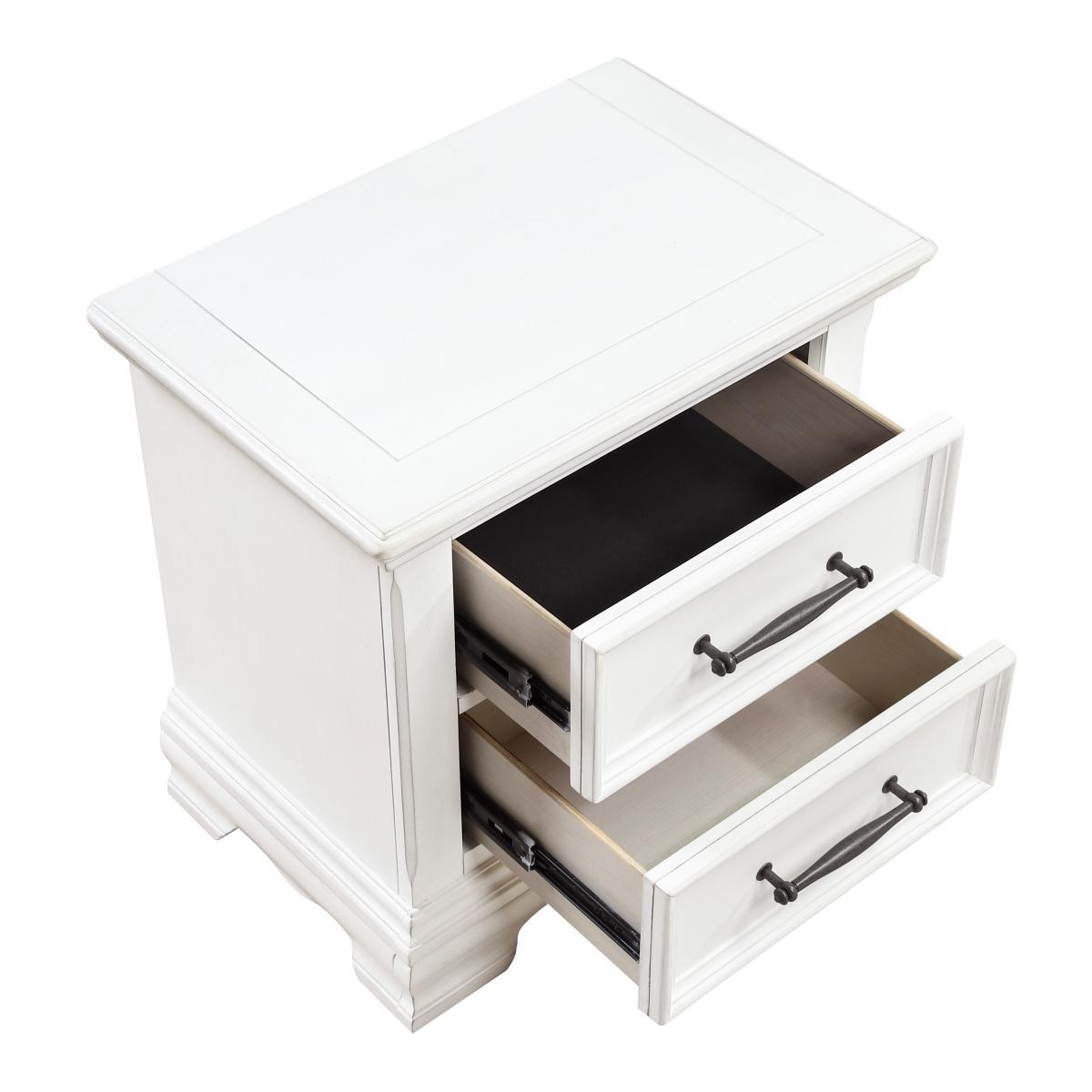 York White Nightstand by Homelegance at Eve Furniture