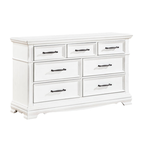York White Panel Bedroom Set by Homelegance at Eve Furniture