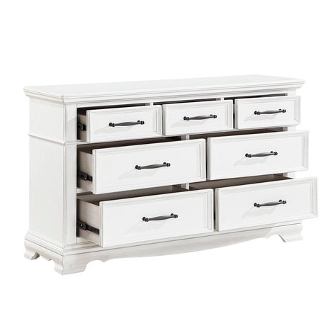 York White Panel Bedroom Set by Homelegance at Eve Furniture