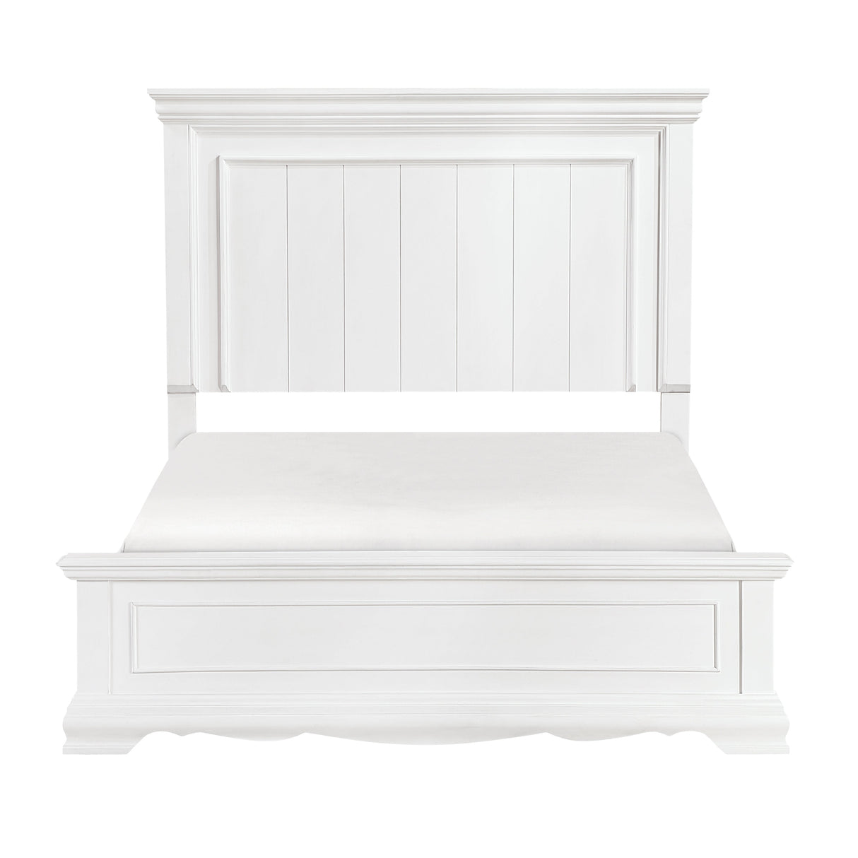 York White Panel Bedroom Set by Homelegance at Eve Furniture