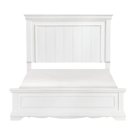 York White Panel Bedroom Set by Homelegance at Eve Furniture