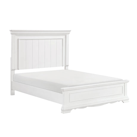 York White Panel Bedroom Set by Homelegance at Eve Furniture